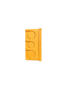 Caixa PVC Embutir 4x4 Amarela