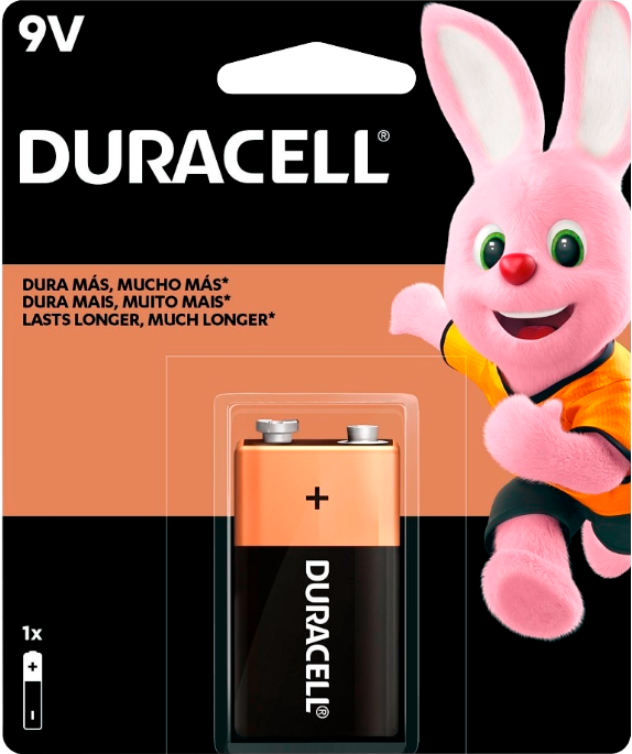 Bateria 9 Volts  Duracell