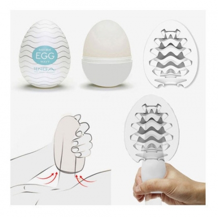 Ovo Massageador Egg Novo P/ Homens E Mulheres - Importado