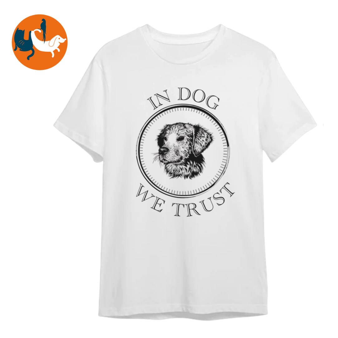 Camiseta estampada - IN DOG WE TRUST