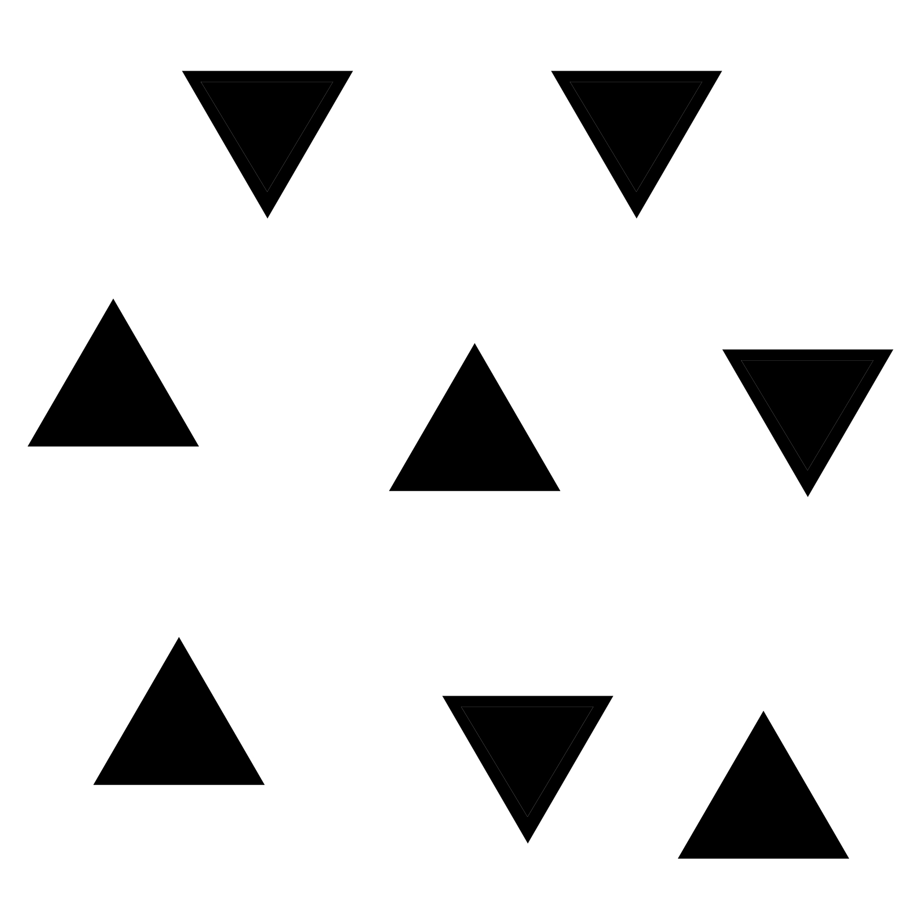 Adesivo de Parede Triângulos