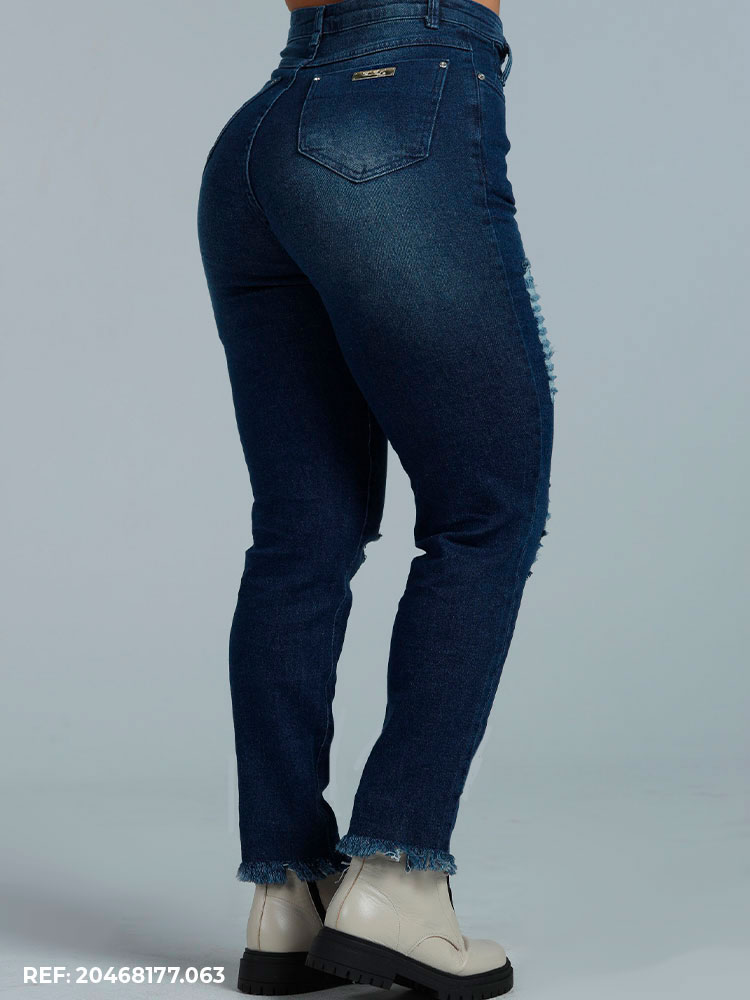 Calça Cigarreti Feminina Mom - Edex Jeans