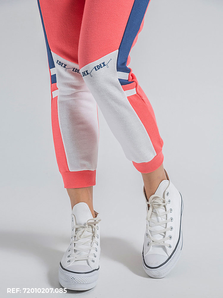 Calça Cropped Feminina Jogging Moletom - Edex Jeans