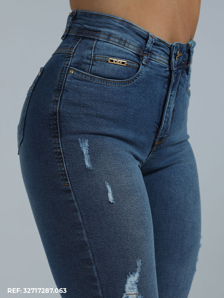 Calça Cropped Feminina Juliana - Edex Jeans