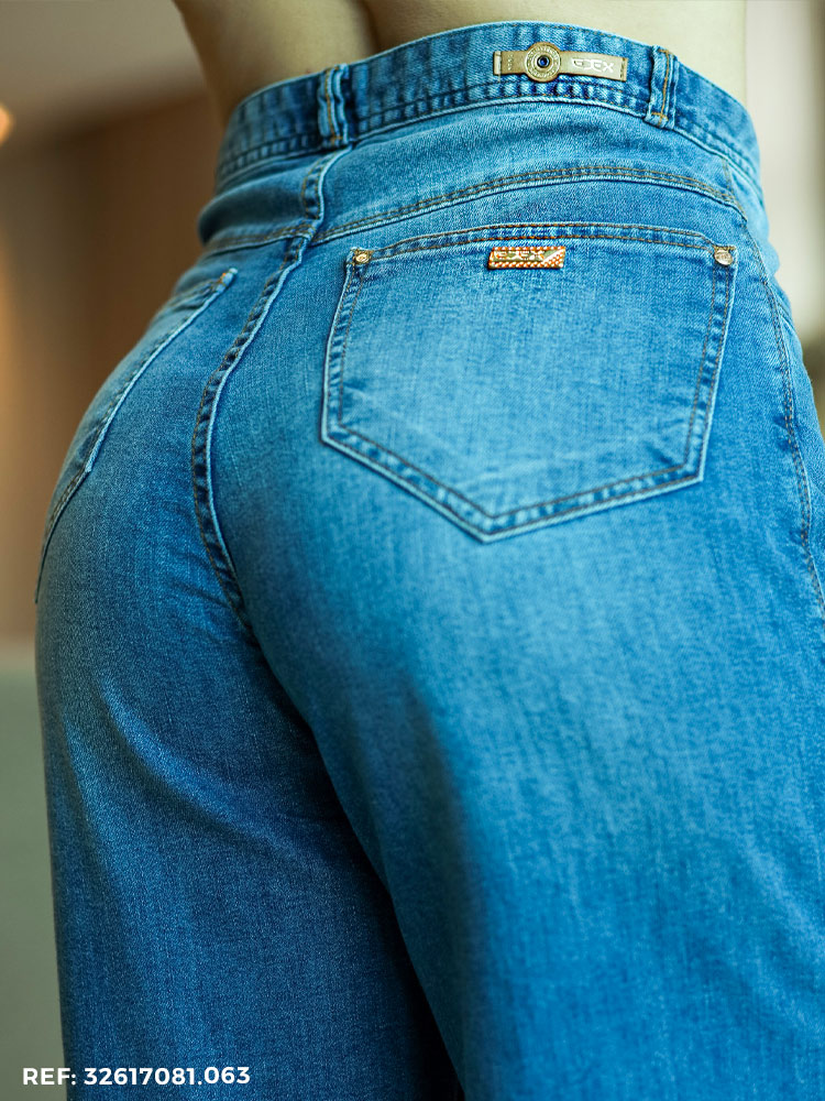 Calça Feminina Wide Leg Safira - Edex Jeans