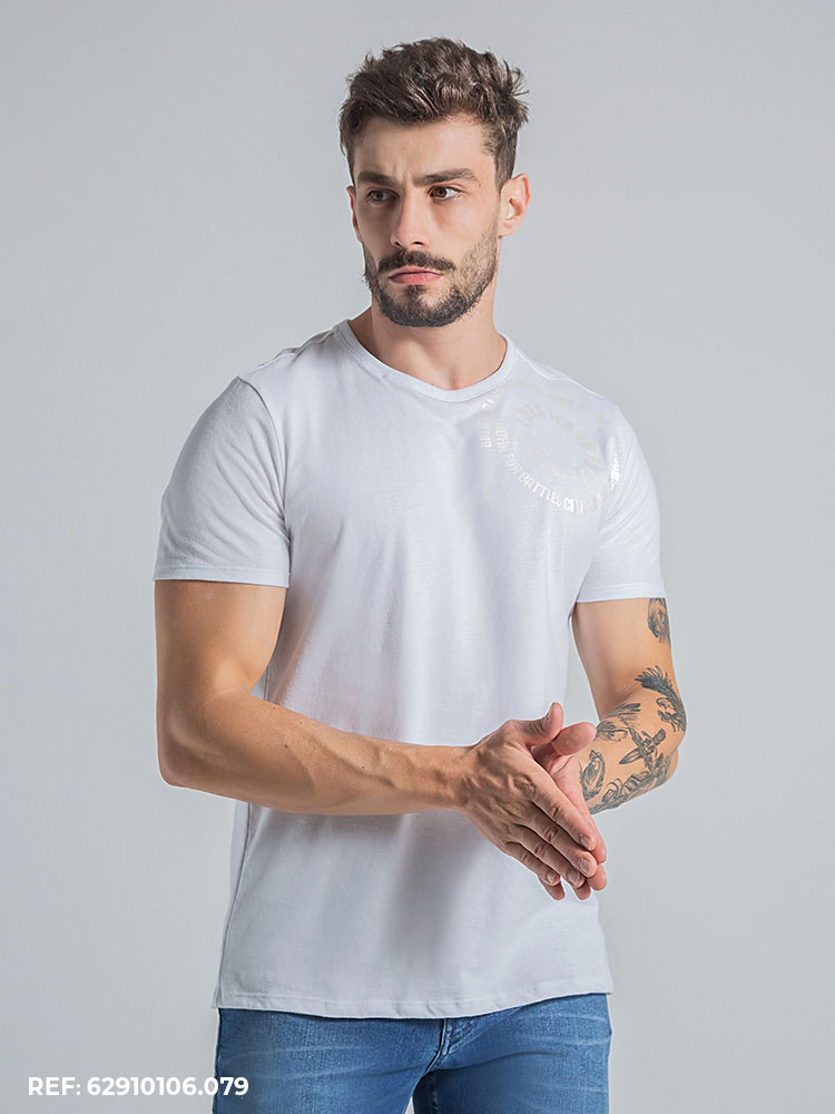 T-shirt Masculina Slim Mc Soft Touch - Edex Jeans