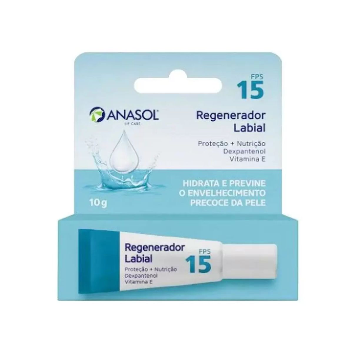 Anasol Lip Care FPS15 Regenerador Labial Hidratante 7,5g