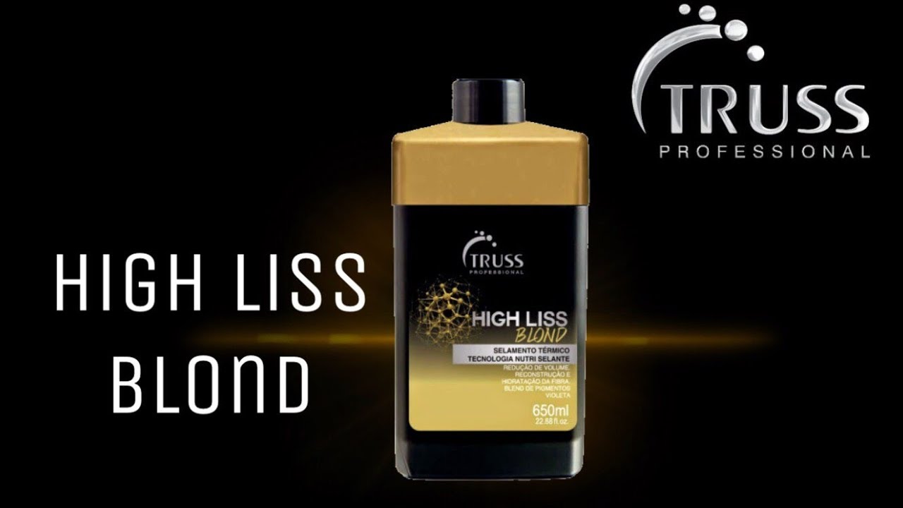 Truss Profissional High Liss Blond Selamento Térmico 650ml