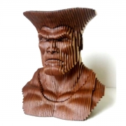 BUSTO GUILE STREET FIGHTER MDF