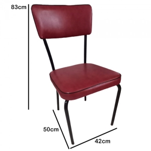 Conjunto de Mesa Brigatto M-863 Formica Branca com 4 Cadeiras C-509