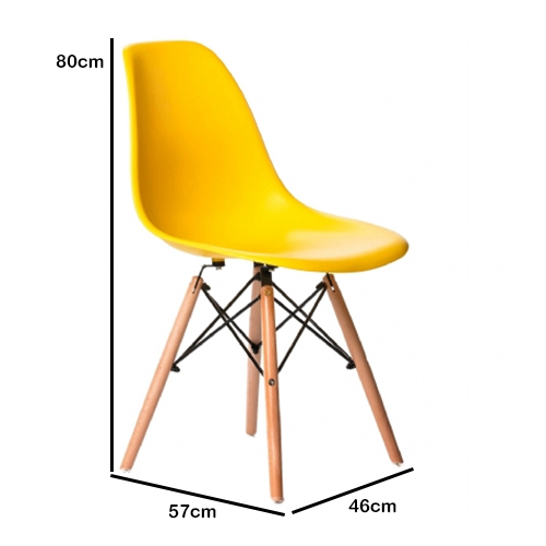 Cadeira Eiffel Charles Eames com Pé Palito