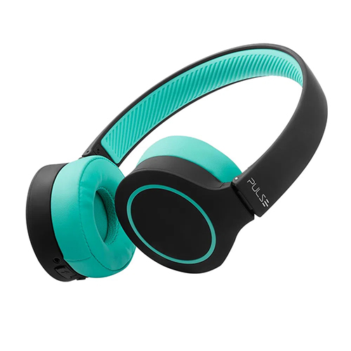 Fone Ouvido Multilaser PH340 Headphone Bluetooth Pulse Head Beats Preto-Verde