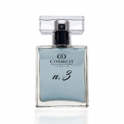Perfume N.3 Cosmezi Itália 50ml Framboesa, Damasco, Jasmim, Muguet, Algodão Doce e baunilha