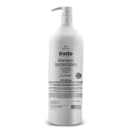 Shampoo Caviar para Cabelos Danificados e Sensibilizados Profissional  Aminoplex Repair - 1 litro