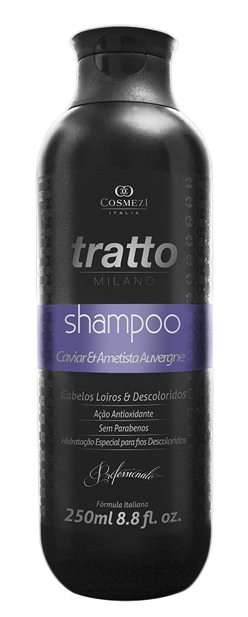 Shampoo de Caviar Aminoplex & Ametista Cosmezi - Hidratante para Loiros e Descoloridos 250ml