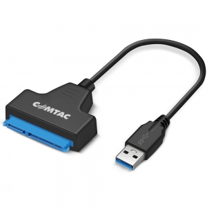 Cabo Conversor USB 3.0 Para SATA III HDD SSD 2.5 Comtac 9380