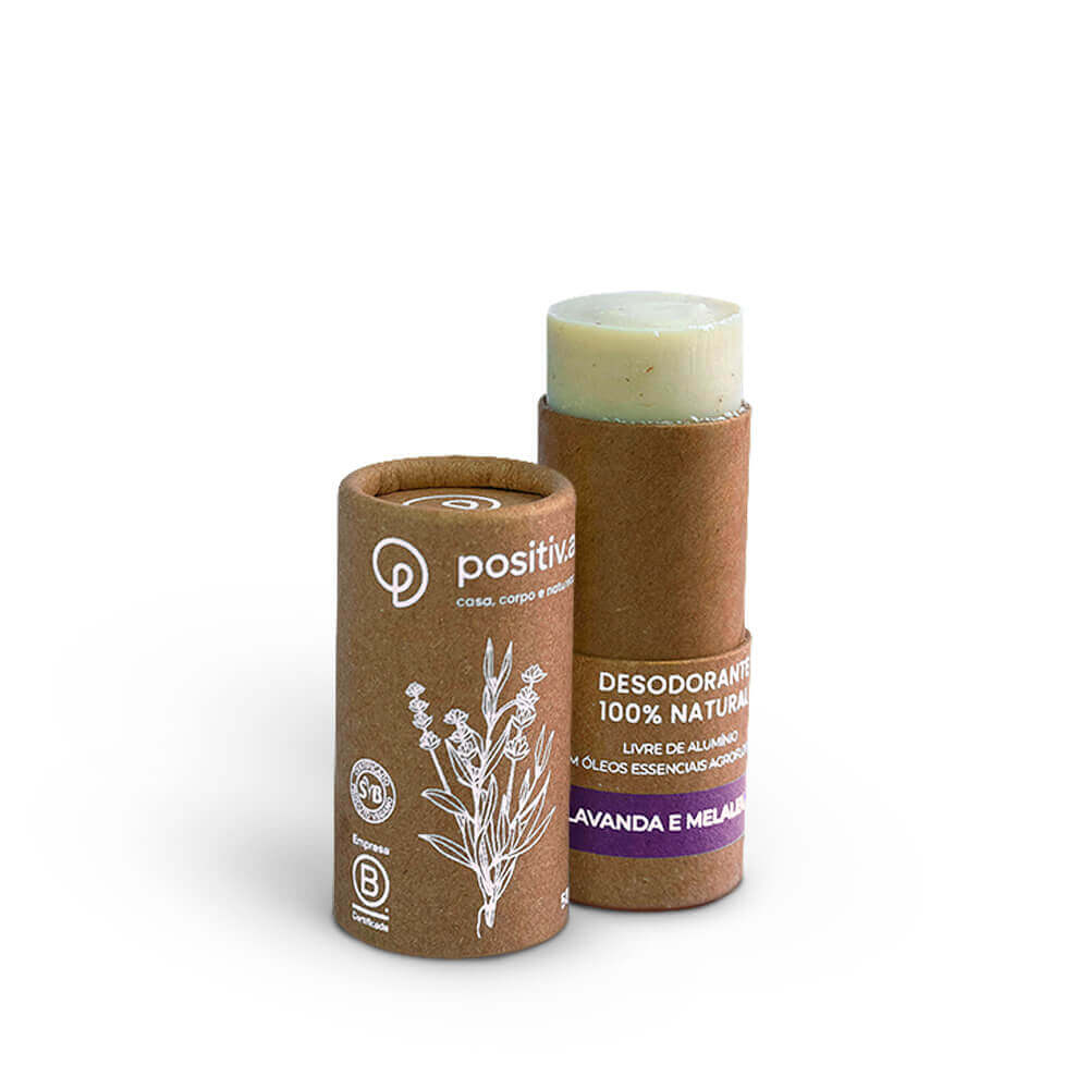 Desodorante 100% Natural De Lavanda E Melaleuca 50G
