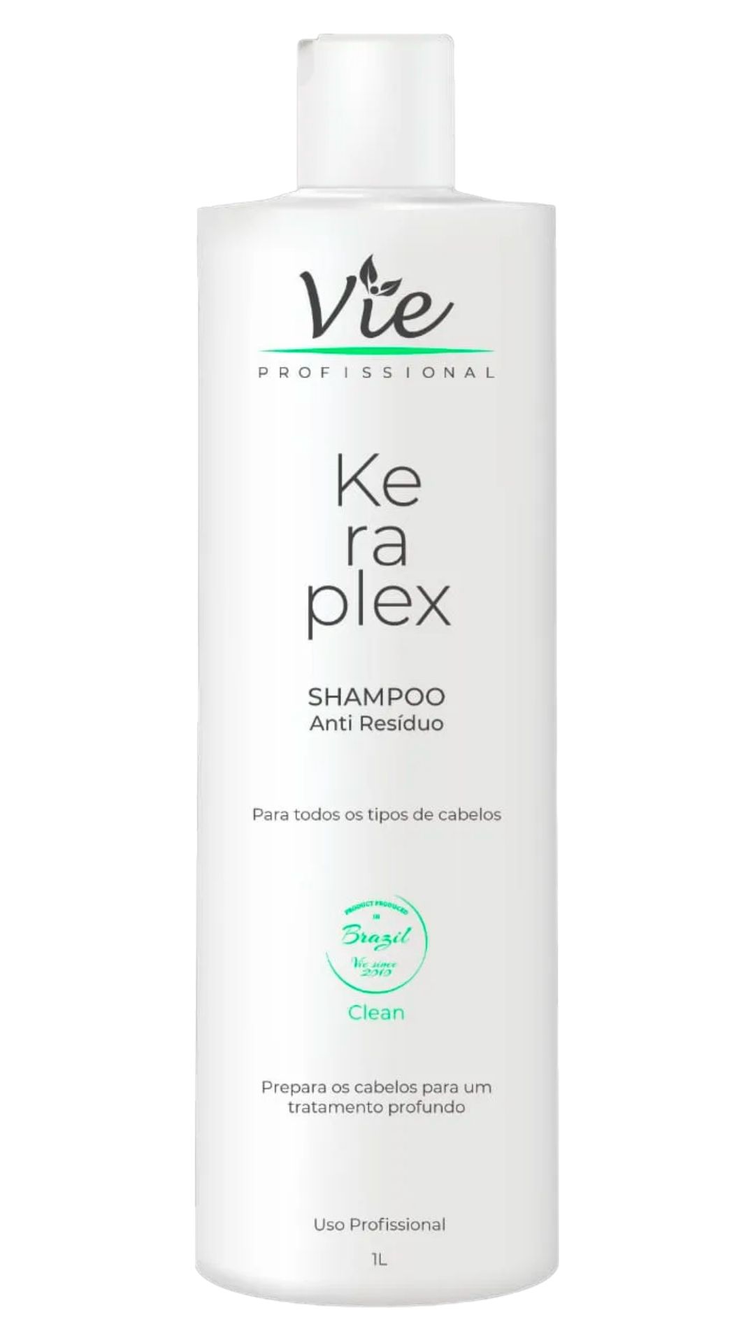 Shampoo Clean Keraplex Anti - Resíduo Vie - 1l