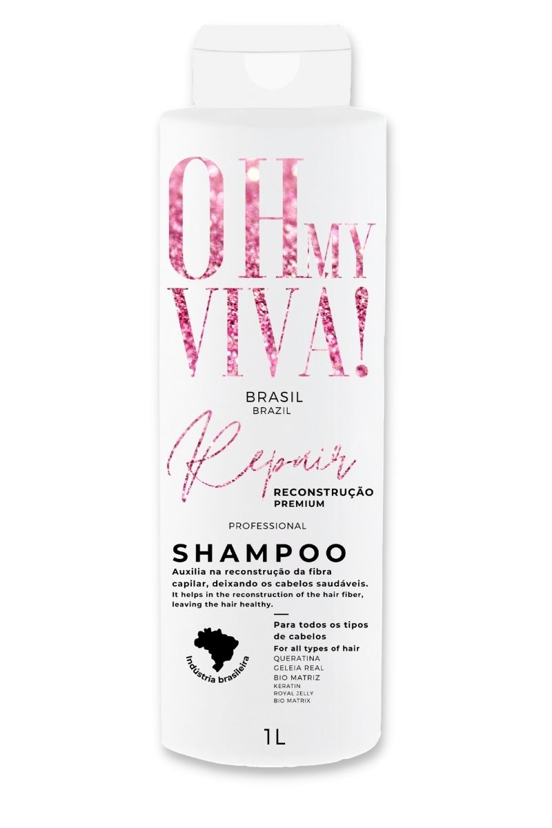 Shampoo Repair Premium Reconstrução Oh My Vivá - 1l
