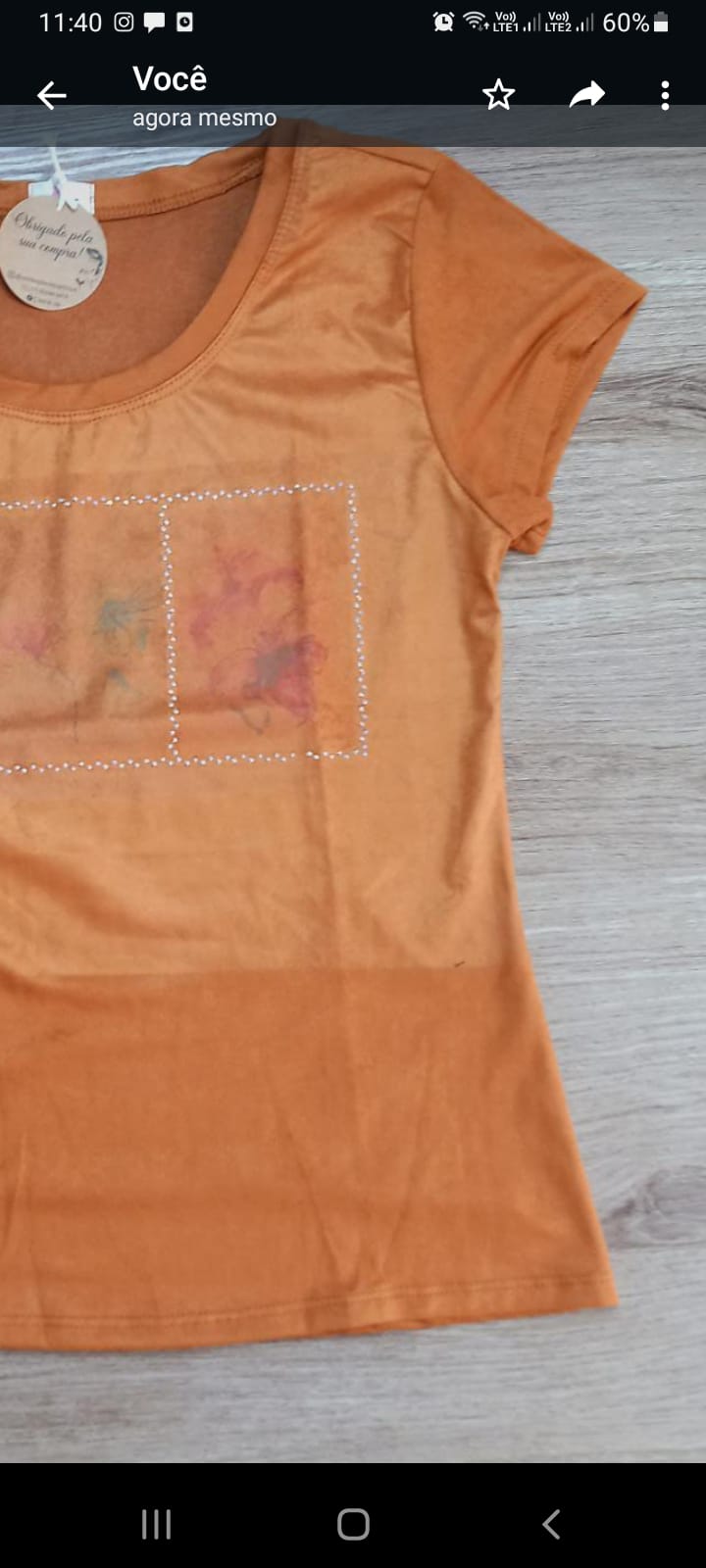 T- SHIRT - SUEDE (TONS PASTEIS)
