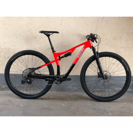 Bicicleta Caloi Elite Carbon FS 2021 XT 12V Semi Nova