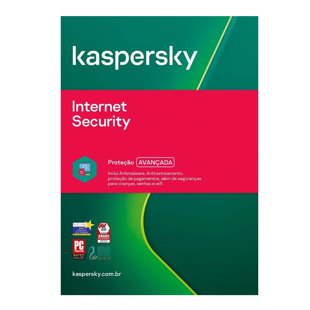 Antivírus Kaspersky Internet Security, 01 Dispositivo Licensa de 12 Meses KL1939K5AFS-21