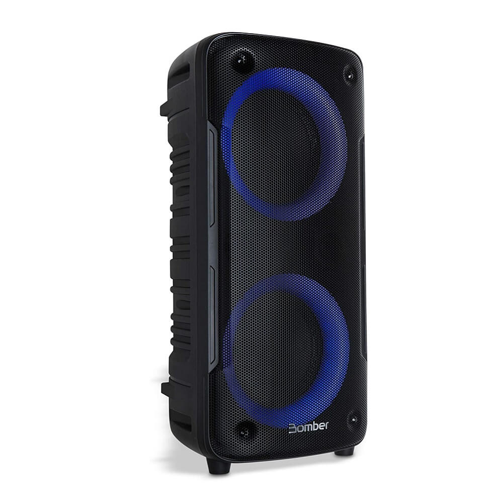 Caixa De Som Bluetooth, Bomber Beatbox 400, Portátil, 12W Rms, LED, Preta