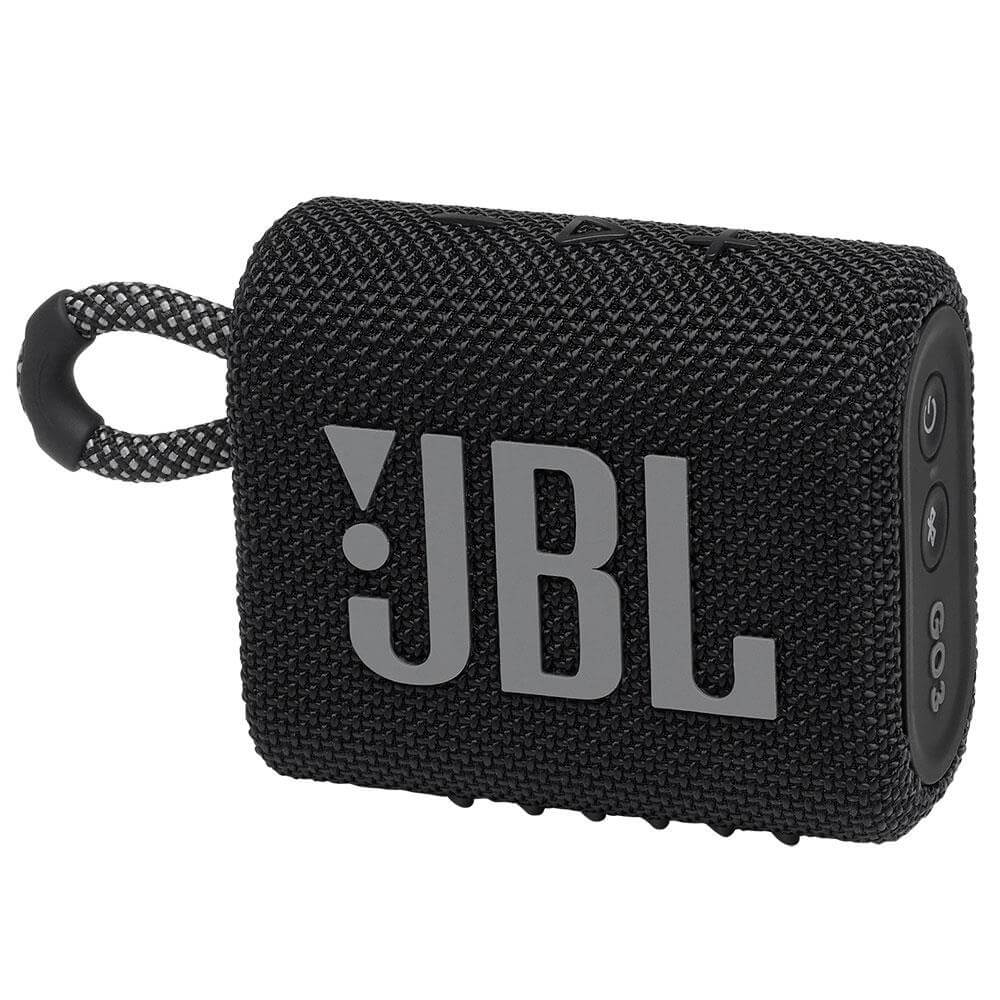 Caixa de Som Bluetooth JBL GO 3 4.2W IP67 Preta