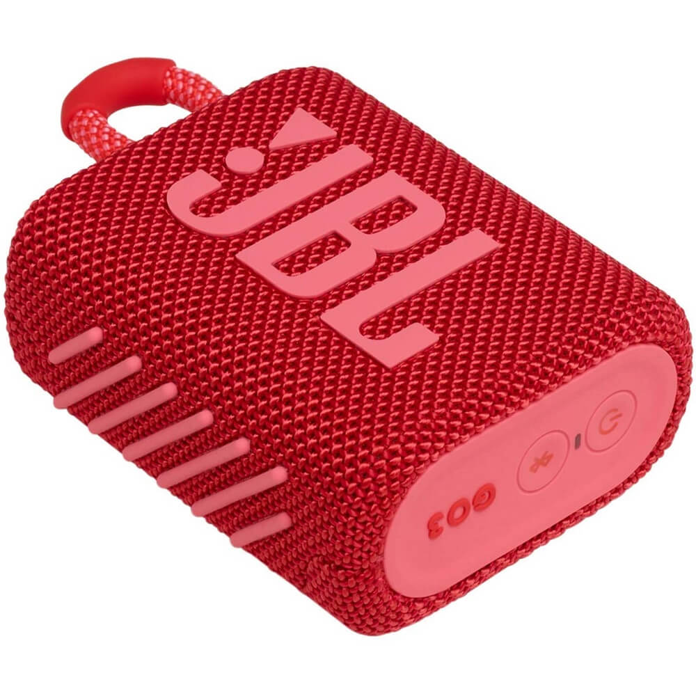 Caixa de Som Bluetooth JBL GO 3 4.2W IP67 Vermelha