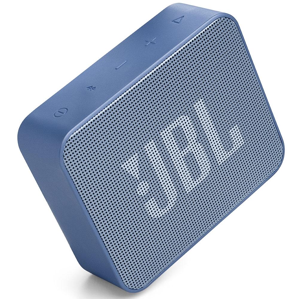 Caixa de Som Portátil JBL Go Essential, Bluetooth, À Prova D'água, Azul JBLGOESBLU