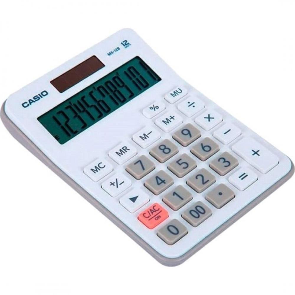 Calculadora De Mesa 12 Dígitos Mx-12B-We-Dc Branca