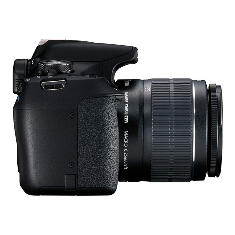 Câmera Digital Canon Eos Rebel T7+ Ef-s 18-55mm IS LI Dslr 24.1mp Full Hd Wi-fi Preto