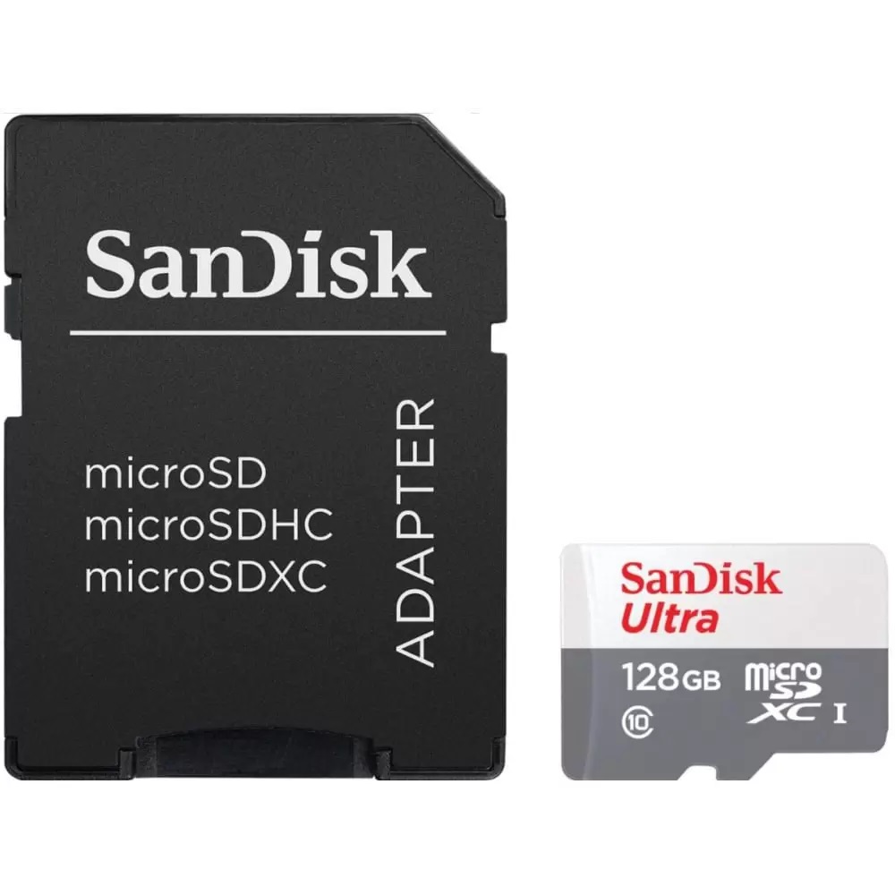 Cartão de Memória MicroSD Sandisk 128Gb SDSQUNR-128G-GN3MA