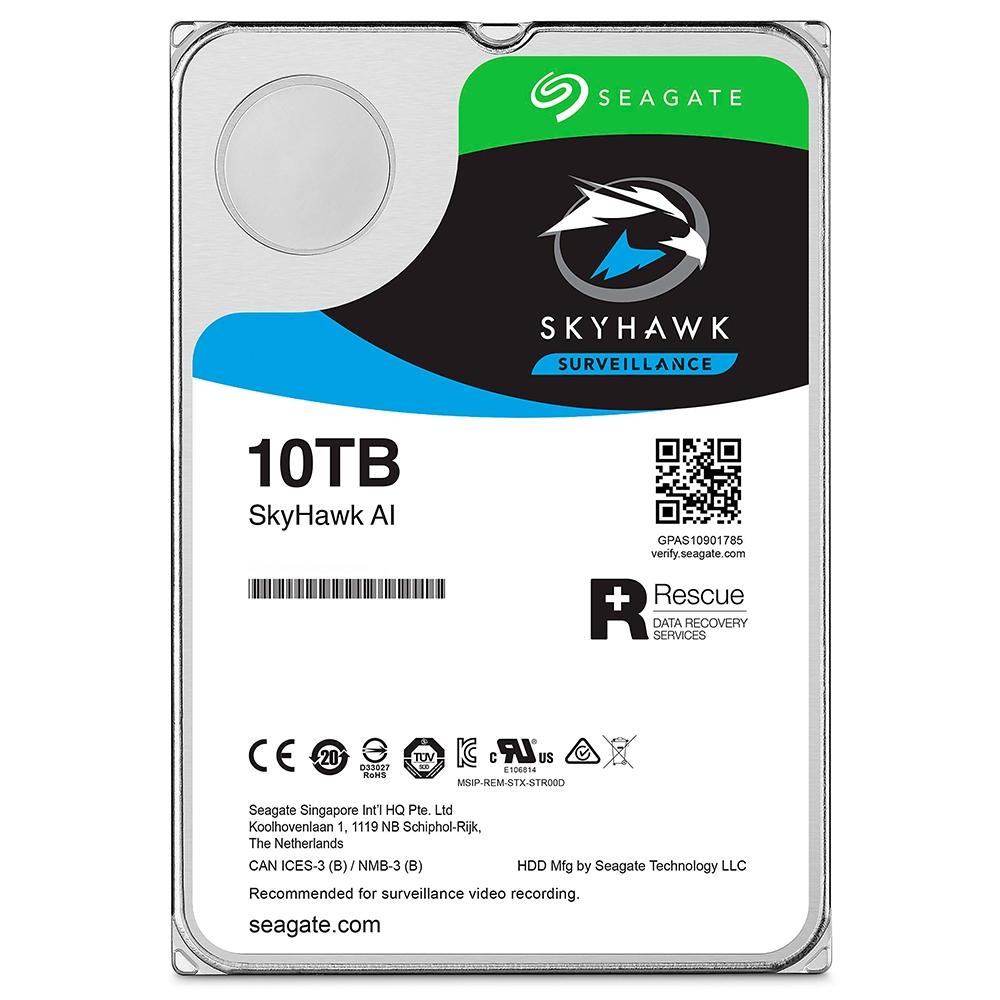 HD Seagate SkyHawk AI, 10TB, SATA - ST10000VE0008