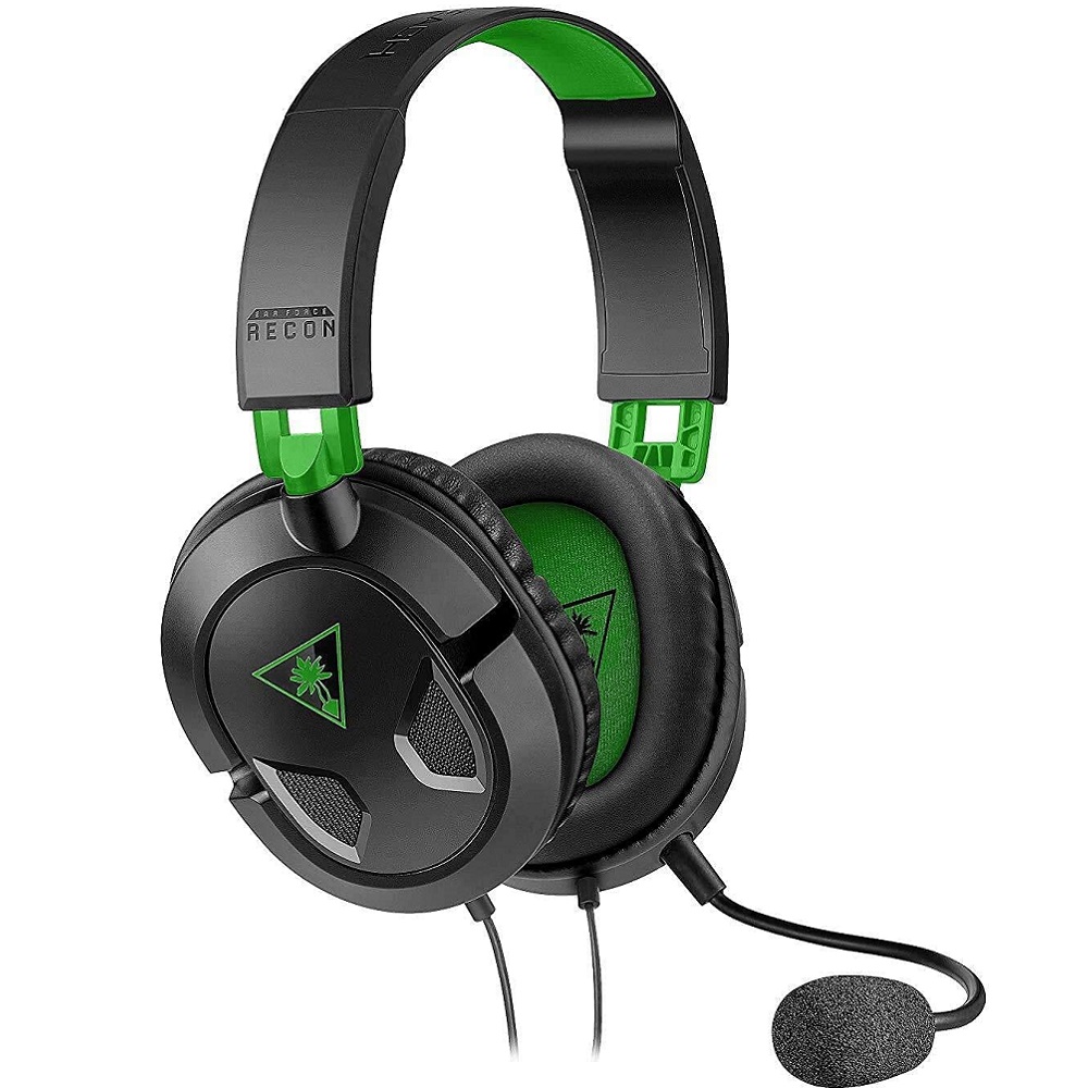 Headset Gamer Turtle Beach Ear Force Recon 50x Xbox One, Ps4, Pc E Mobile Preto/Verde TBS-2303-01