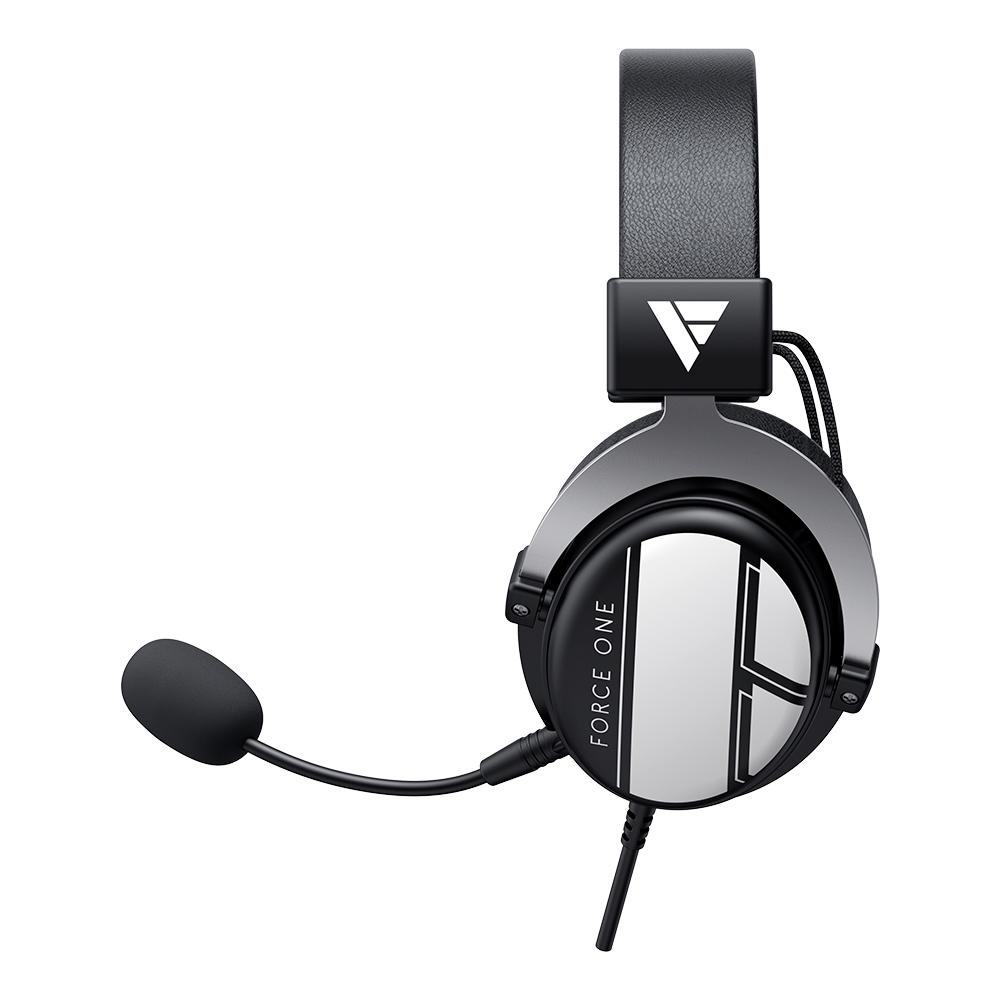 Headset Gamer Force One Spitfire, Driver 50mm, P2 e P3 FR.AU.SF.01