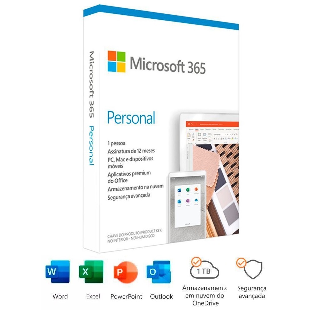 Licença Microsoft Office 365 Personal 2020 Qq2-01017