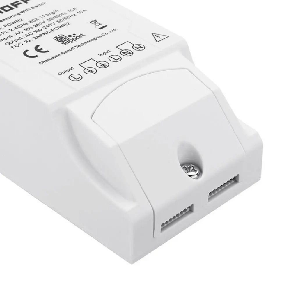 Medidor de Consumo de Energia Sonoff Pow R2 Wi-Fi Branco