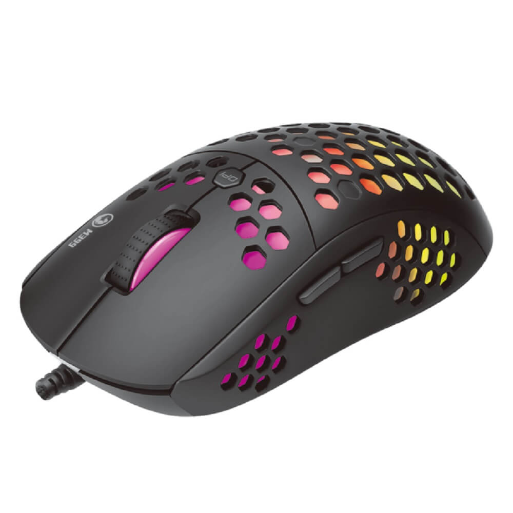 Mouse Gamer RGB Marvo Scorpion M399 6400 Dpi Preto