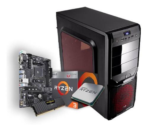 PC Gamer Login AMD Ryzen 3 8GB RAM HD 1TB Fonte 500W Linux
