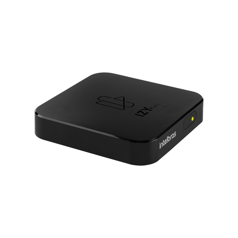 Smart Box Android TV Intelbras IZY Play Full HD c/ Assistente de Voz Preto