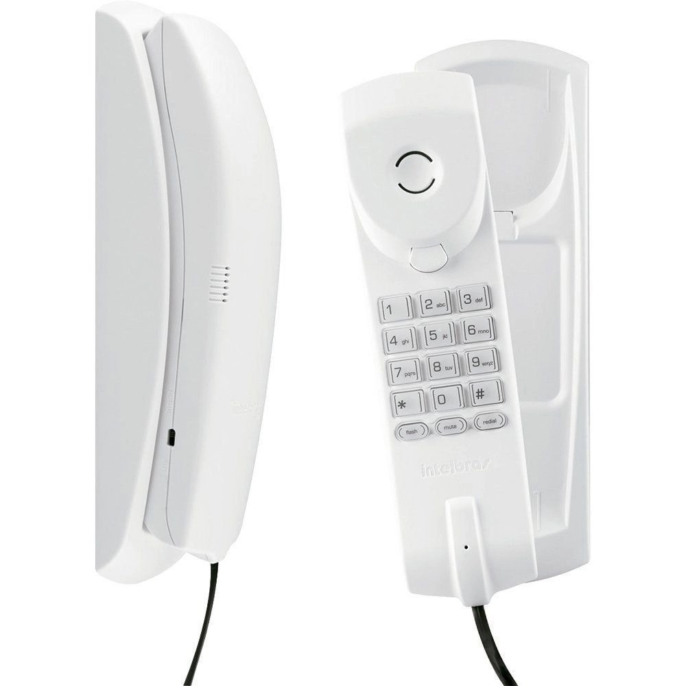 Telefone Com Fio TC 20 Branco Intelbras