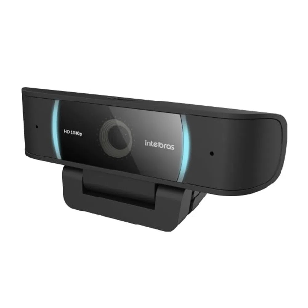 Webcam Intelbras Full HD USB Fecho de Privacidade CAM-1080p Preto