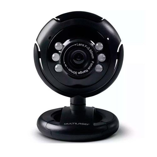 Webcam Night Vision Toy 16mp Microfone Multilaser Wc045