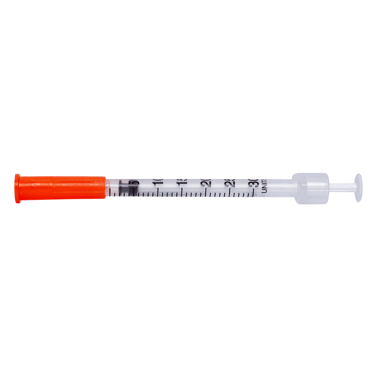 Seringas para Insulina Uniqmed 0.3mL Agulha 6mmx0.25mm - Caixa com 100 unidades (Blister individual)