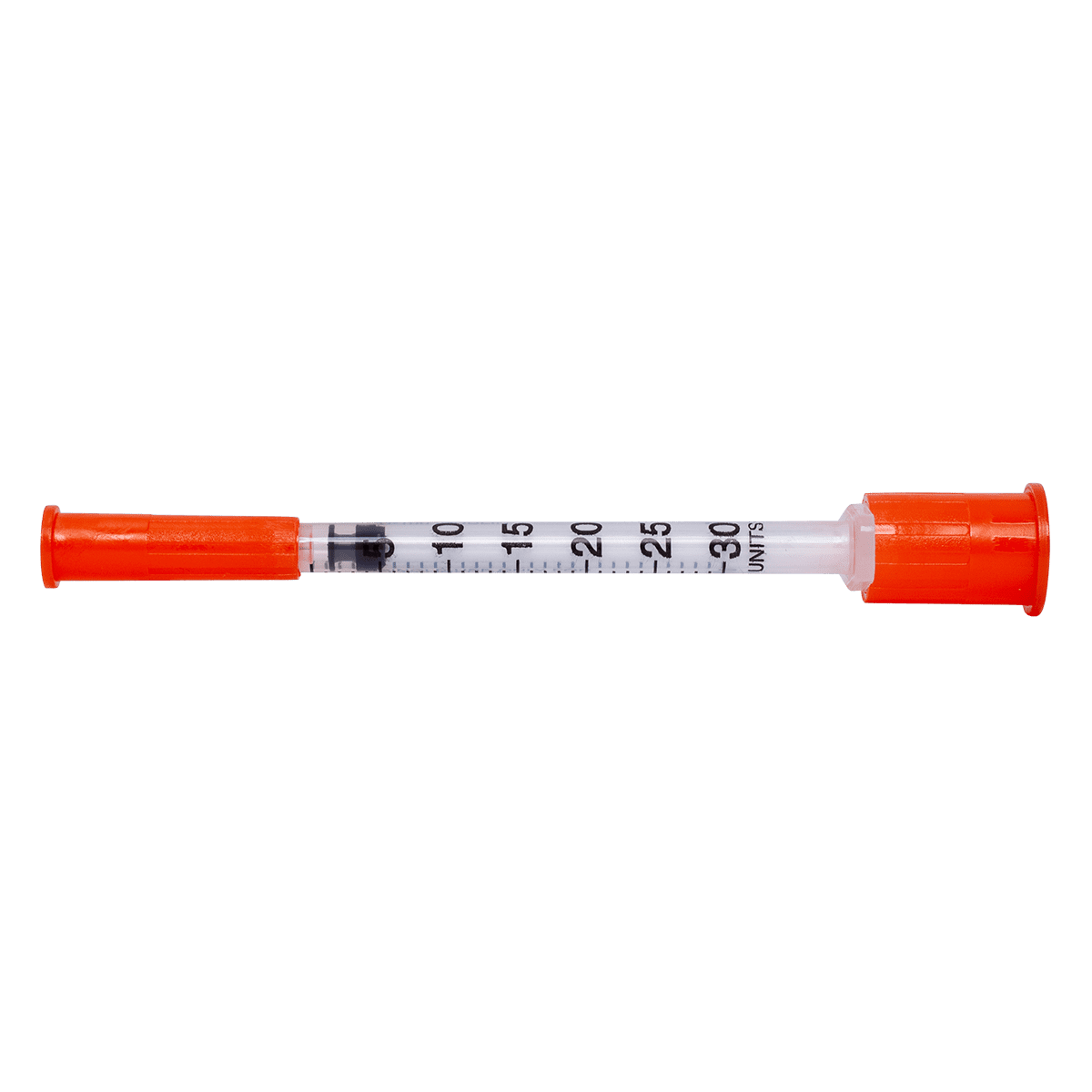 Seringas para Insulina Uniqmed 0.3mL Agulha 8mmx0.30mm - Caixa com 100 unidades (Pacotes 10 unidades)