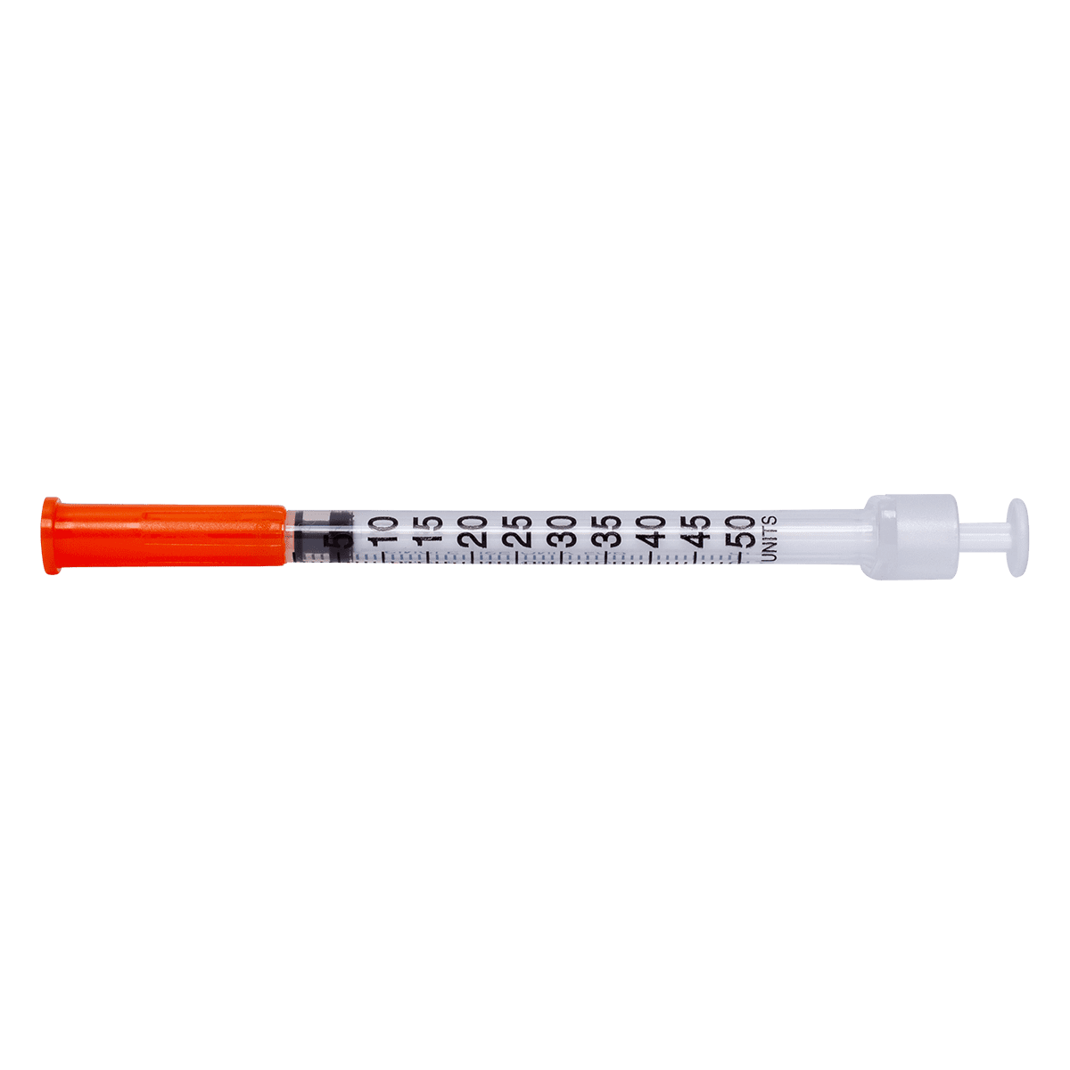 Seringas para Insulina Uniqmed 0.5mL Agulha 6mmx0.25mm - Caixa com 100 unidades (Blister individual)