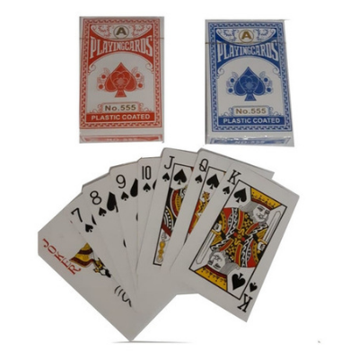 Baralho Simples Papel Playingcards 1 Unidade 54 Cartas - Escolha a Cor