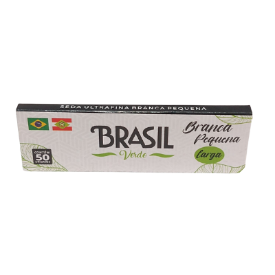 Sedinha Branca Mini Size Large 1 ¼ com 50 Folhas - Brasil Verde