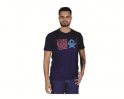 Camiseta Masculina Azul Marinho Estampa Ox Horns - Ref1424